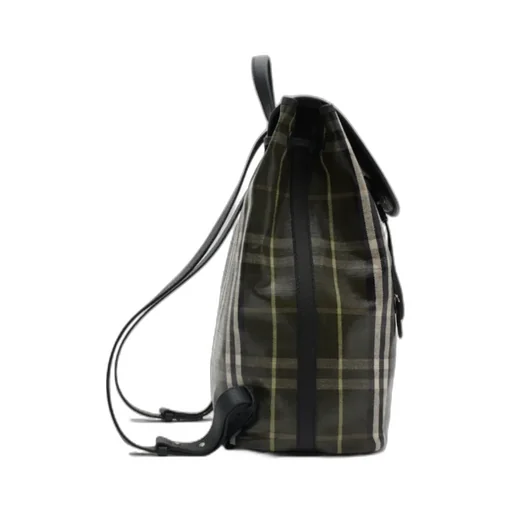 Tartan-Pattern Backpack