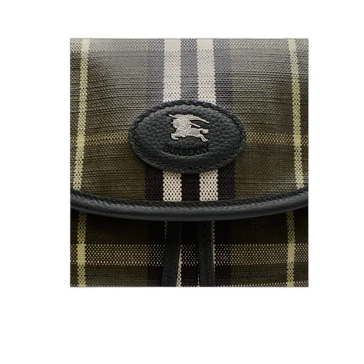 Tartan-Pattern Backpack