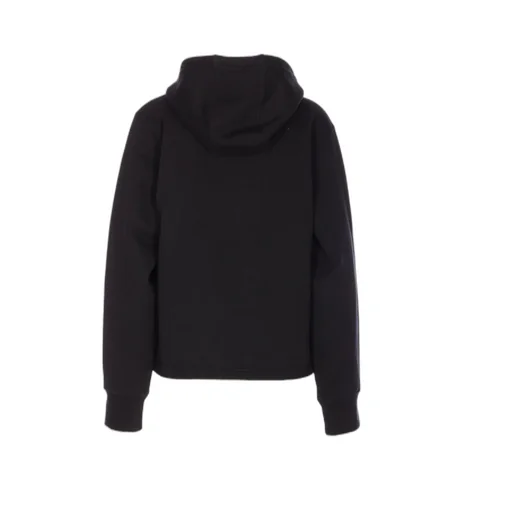 Burberry Logo Printed Zip-Up Drawstring Hoodie