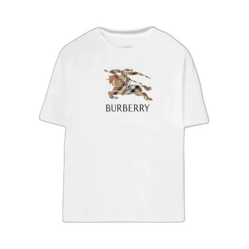 Burberry Kids Equestrian Logo T-Shirt