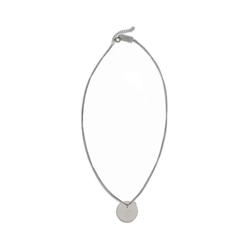 Mm6 Maison Margiela Embellished Mirror-Pendant Necklace