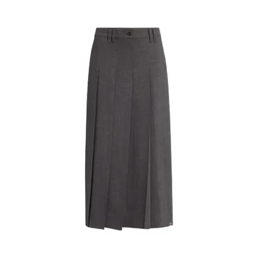 Pleated Midi Skirt