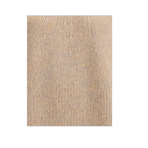 Perforated Rib-Knit Pattern Sweater