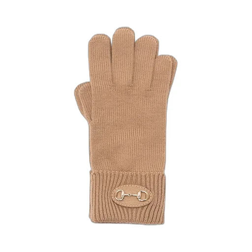 Gucci Horsebit Knit Gloves