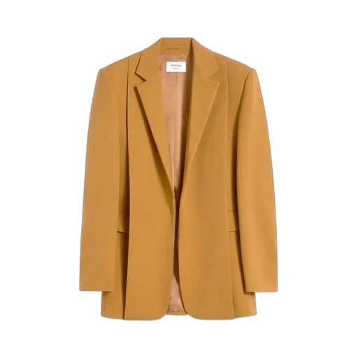 Blazer Ampio In Lana - Runway