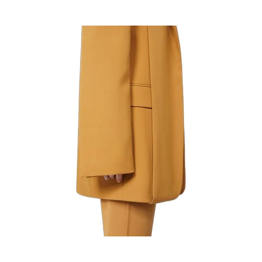 Blazer Ampio In Lana - Runway