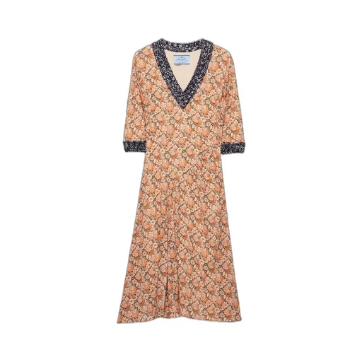 Printed Georgette Dress