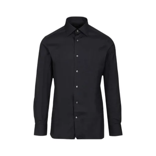 Zegna Long Sleeved Stretch Shirt