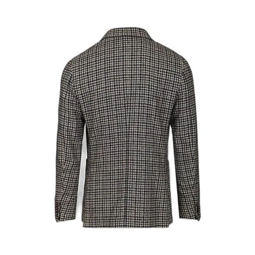 Zegna Checked V-Neck Jacket