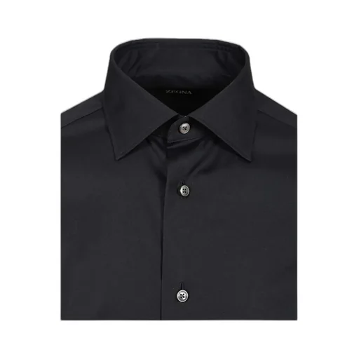 Zegna Long Sleeved Stretch Shirt