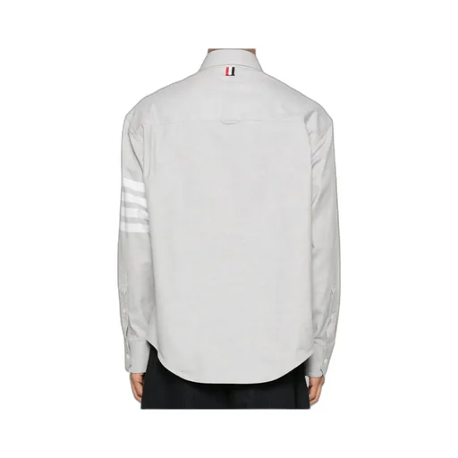 Thom Browne 4-Bar Flannel Shirt