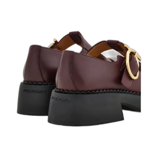 Ferragamo T-Strap Mary Jane Loafers