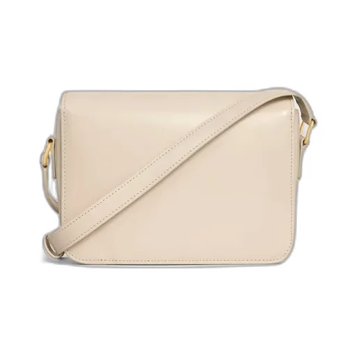 Teen Triomphe Bag In Shiny Calfskin