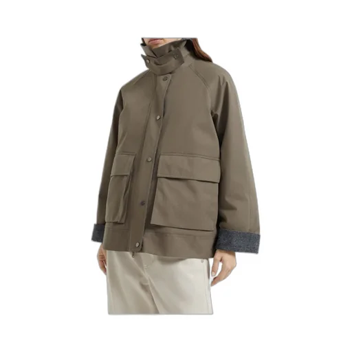 Funnel-Neck Jacket