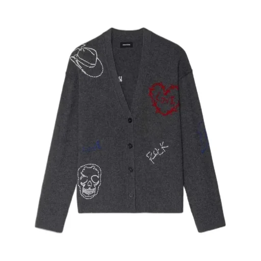 Zadig & Voltaire Mirkaz Embroidered Cardigan