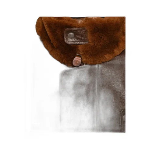 Flap-Pocket Leather Jacket