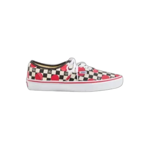 Valentino X Vans Checkerboard Print Sneakers