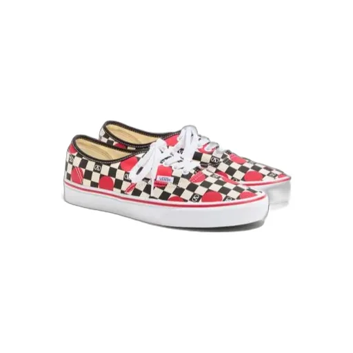 Valentino X Vans Checkerboard Print Sneakers