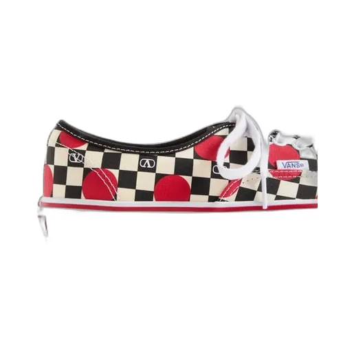 Valentino X Vans Checkerboard Print Sneakers