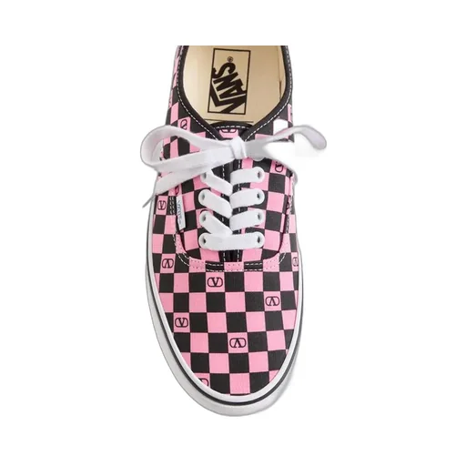 Valentino X Vans Checkerboard Print Sneakers