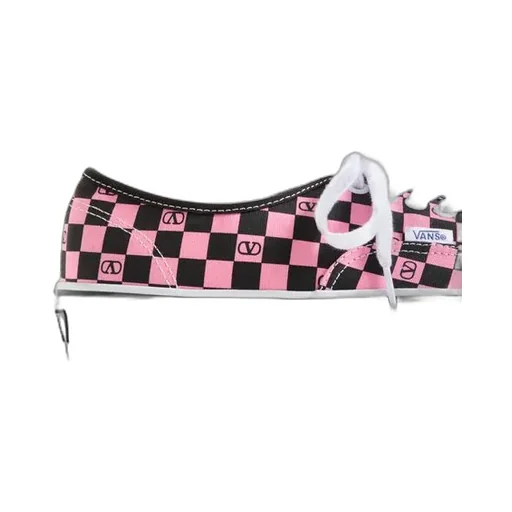 Valentino X Vans Checkerboard Print Sneakers