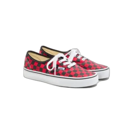 Valentino X Vans Checkerboard Lace-Up Sneakers
