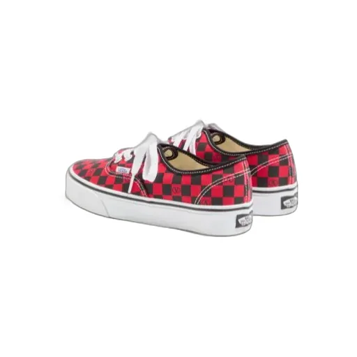 Valentino X Vans Checkerboard Lace-Up Sneakers