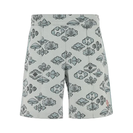 Casablanca Pleated Stretch Jacquard Bermuda Shorts
