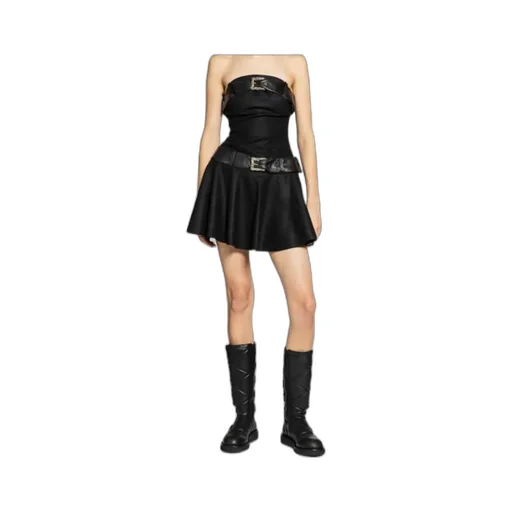 Double-Belted Mini Dress