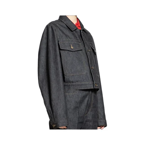 Lemaire Cropped Denim Blouson
