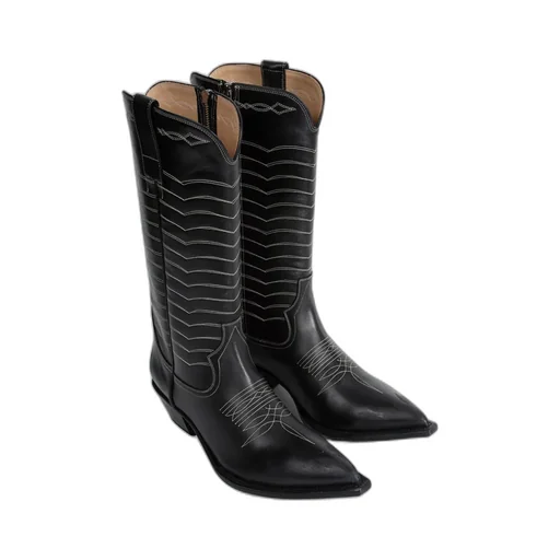 Pointed-Toe Ankle Boots
