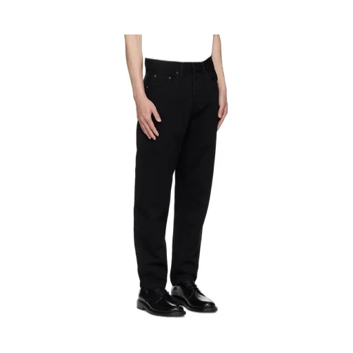 Black Single Knee Trousers