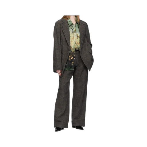 R13 Frayed Edge Ragged Blazer