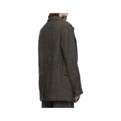 R13 Frayed Edge Ragged Blazer