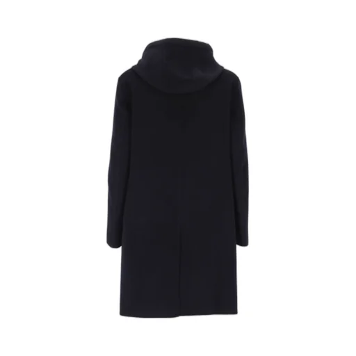 Lardini Single-Breasted Hooded Coat