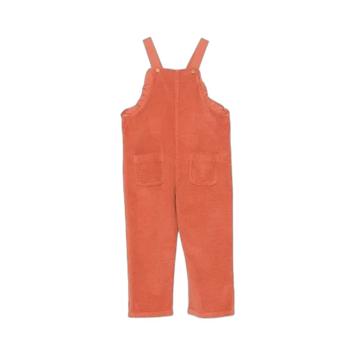 Ruffled-Corduroy Jumpsuit