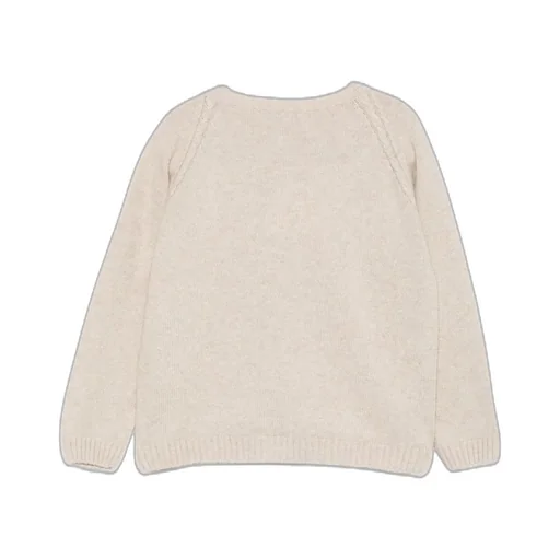 Cable-Knit Button Cardigan