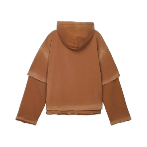 Long-Sleeved Hooded Sweatshirt