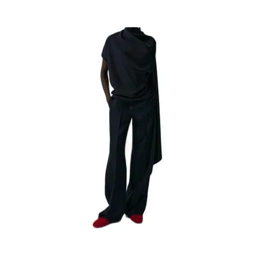Magda Butrym Asymmetric Drape Top