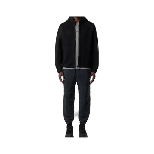 Stone Island Zip-Up Hooded Sweatshirt
