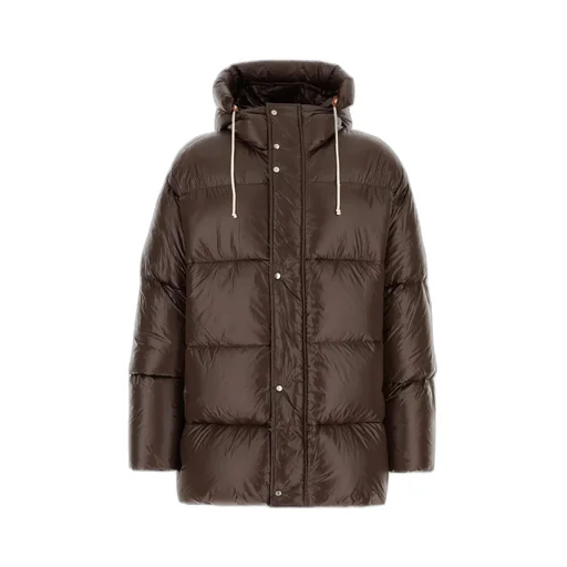 Jil Sander Hooded Drawstring Padded Coat