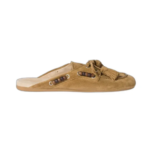 Suede Leather Mules
