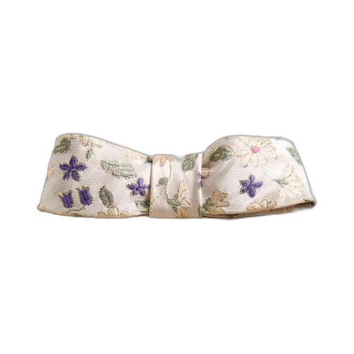 Abito Corto In Jacquard Garden Lurex