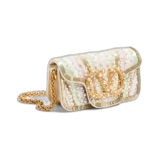 Valentino Garavani Locò Small Embroidered Shoulder Bag With Jewel Logo
