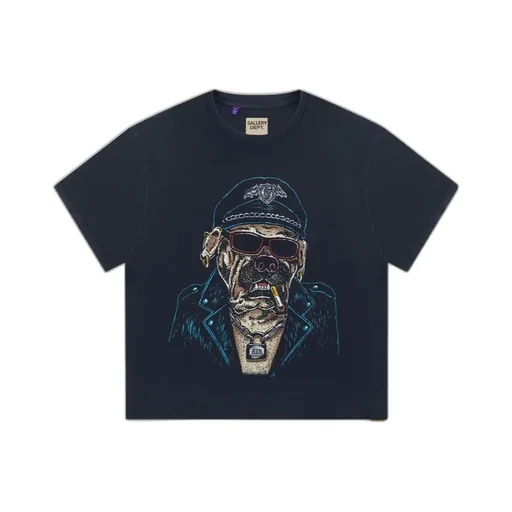 Oct Biker Dog T-Shirt