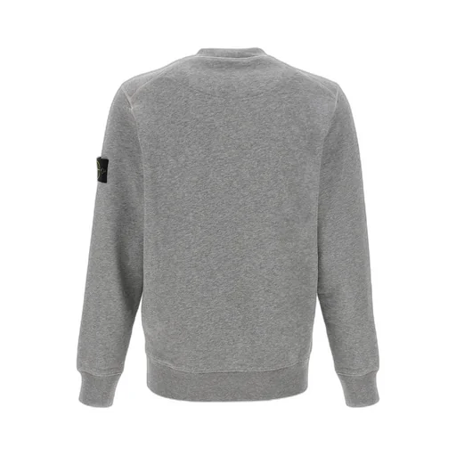 Stone Island Logo Badge Knitted Sweatshirt