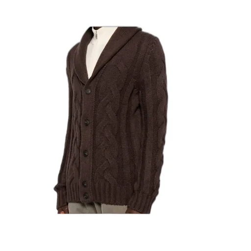 Barba Cable-Knit Cardigan