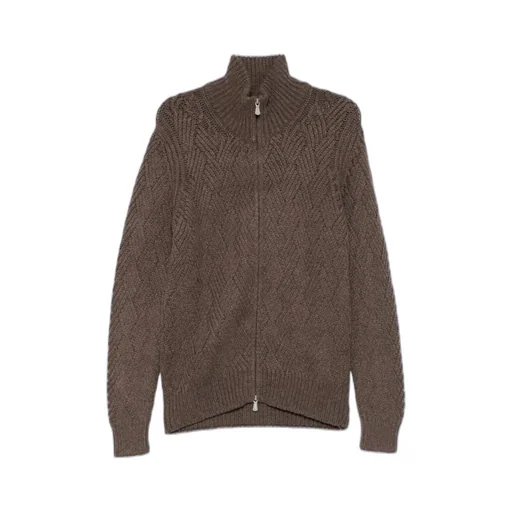 Long-Sleeved Cardigan Sweater
