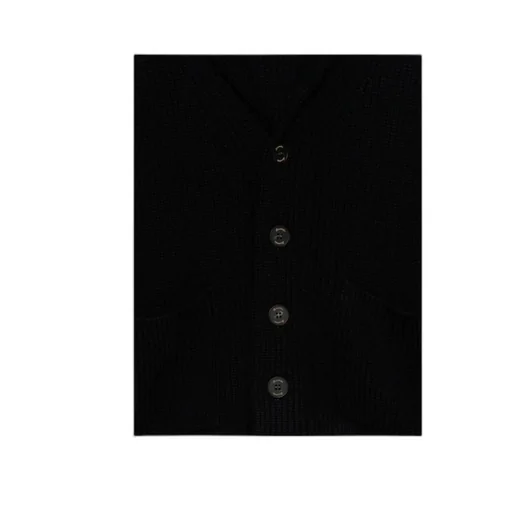 Shawl-Collar Patch-Pocket Cardigan