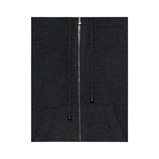 Hooded Zip-Up Sweater